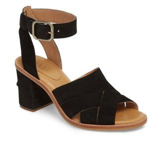UGG Sandra Block Heel Ankle Strap Sandals Size 5.5